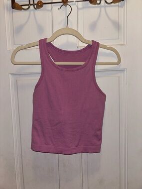 Lululemon Women's Ribbed Tank Top in Mauve Pink